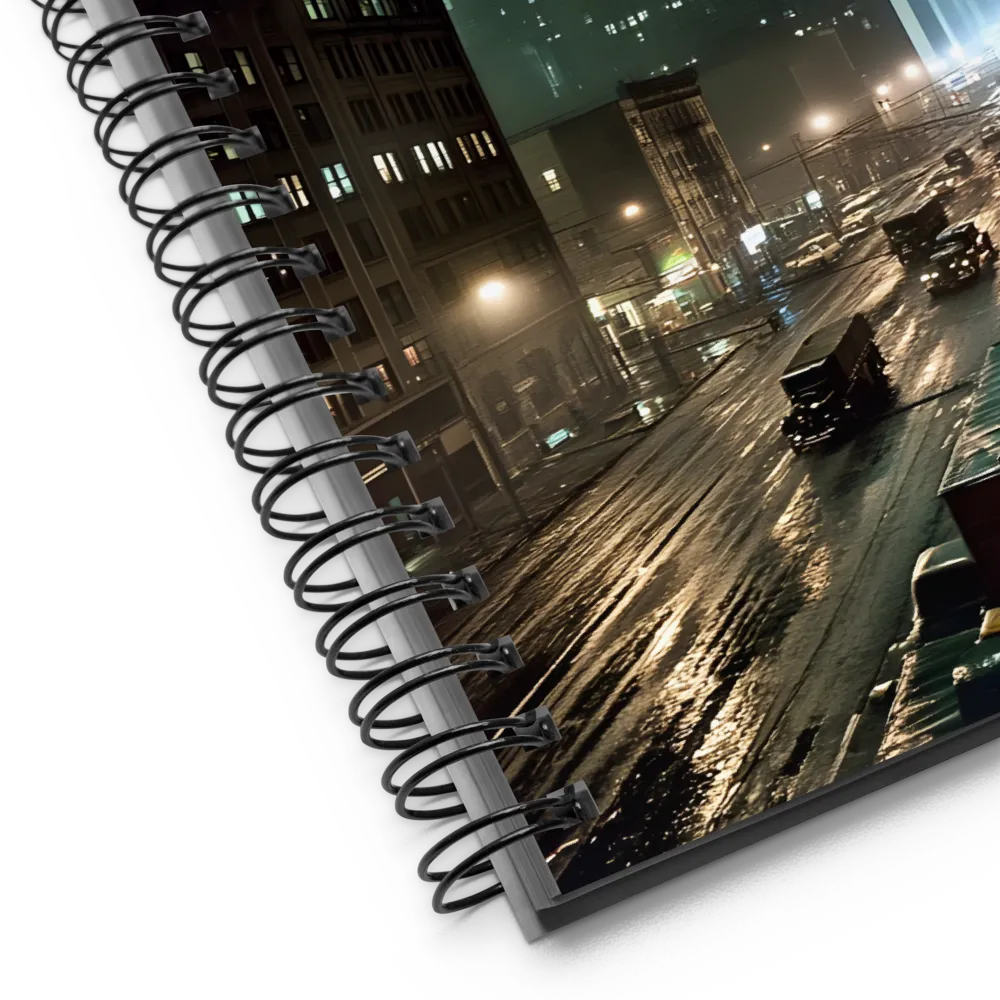 Nocturnal Metropolis 
 Spiral Notebook | 140 pages