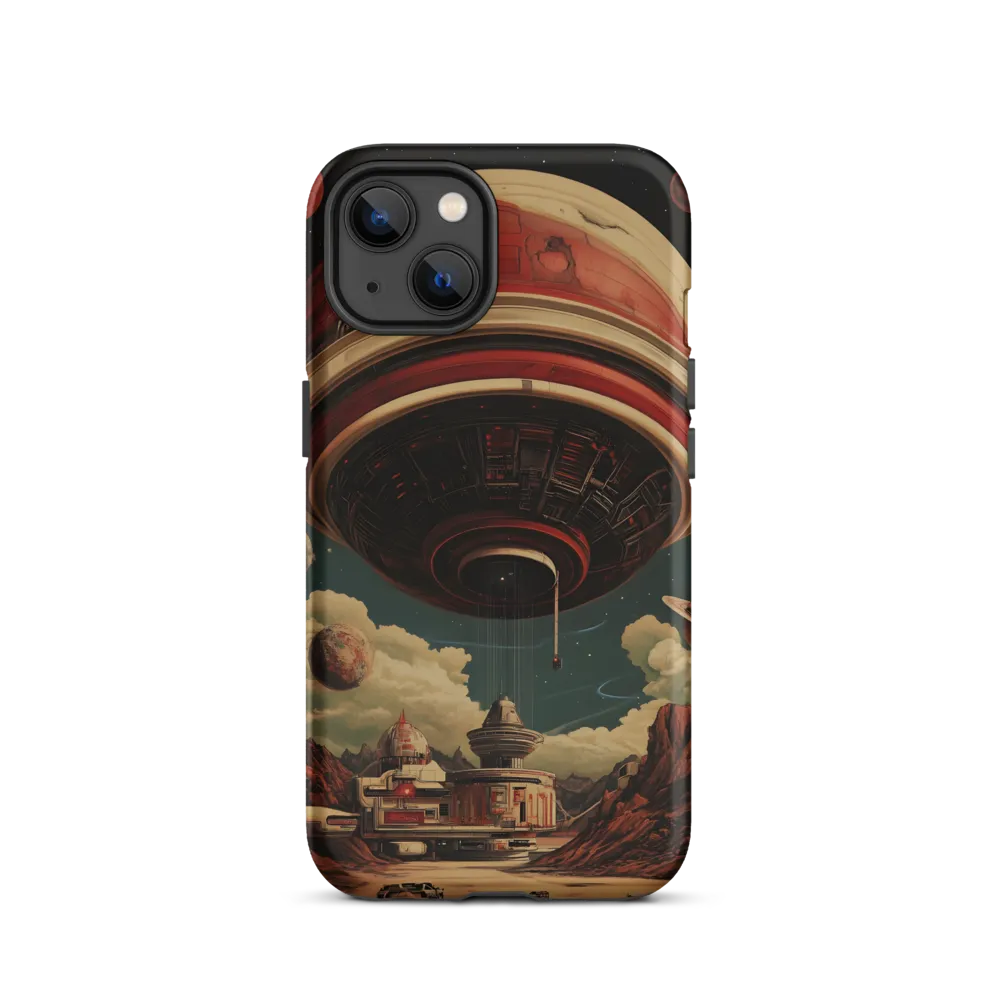 Surreal Spaceship Landscape | Phone Case