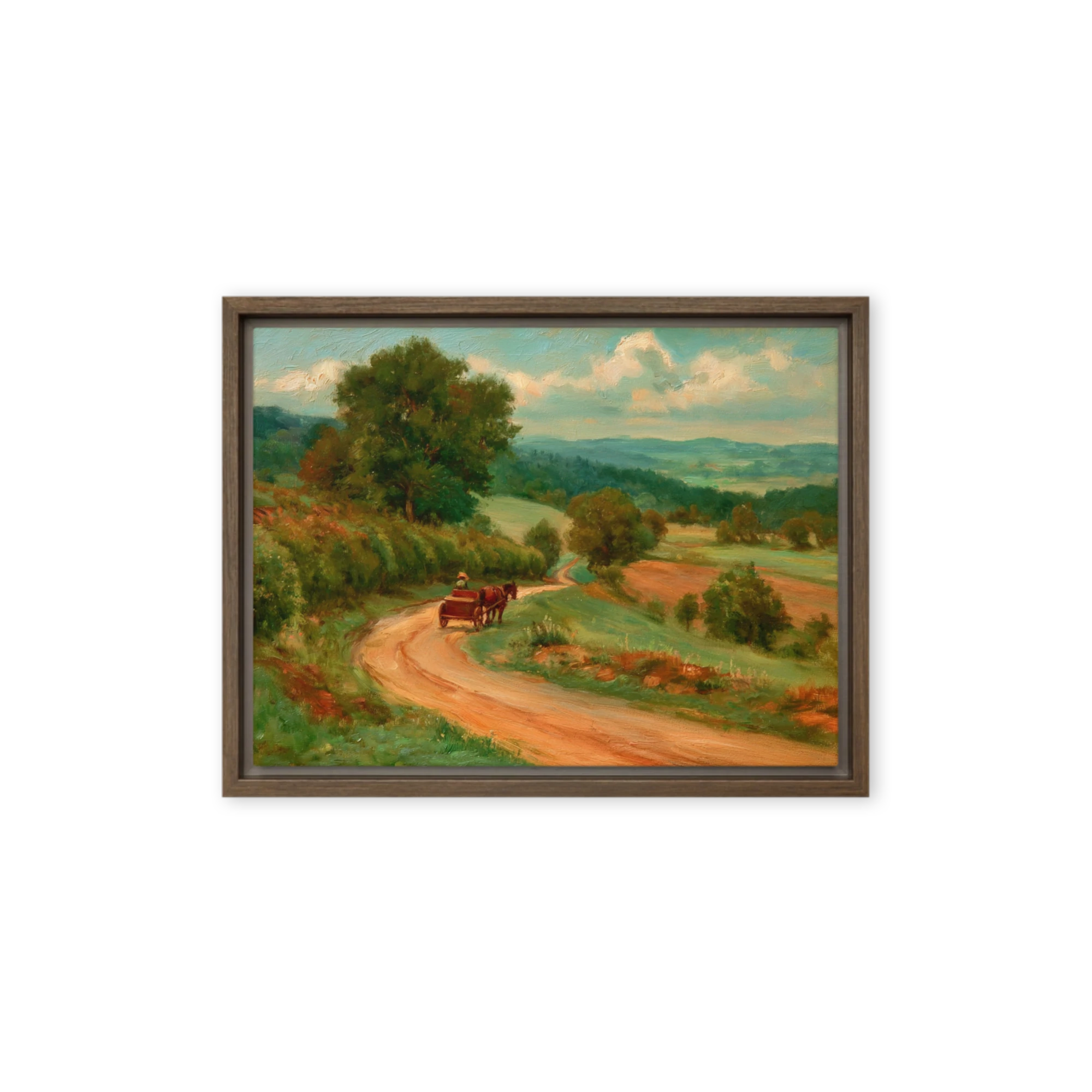 Journey Through Pastoral Hills | Art Print