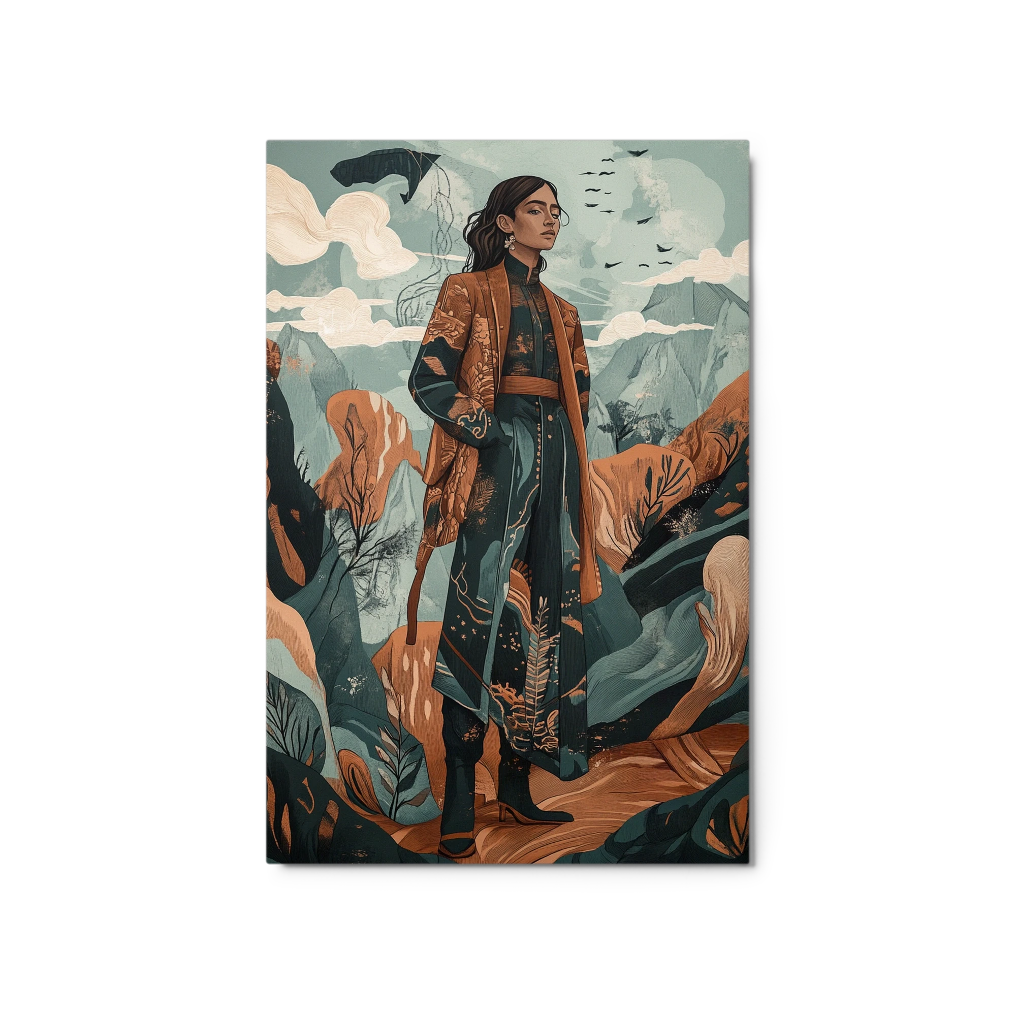 The Wanderer's Serene Vista