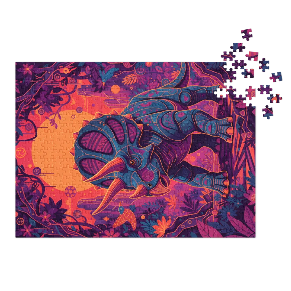 Sunset Triceratops