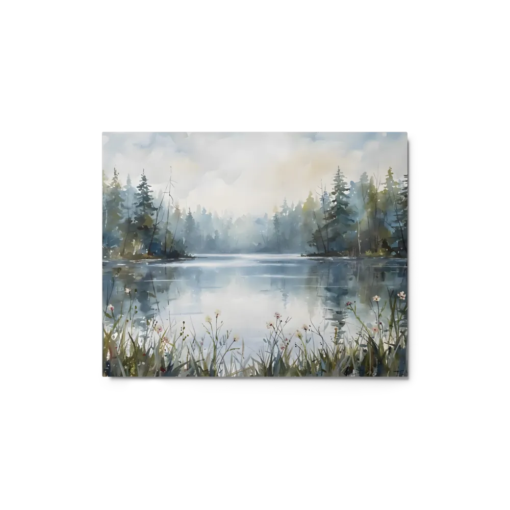 Misty Lake Reflection