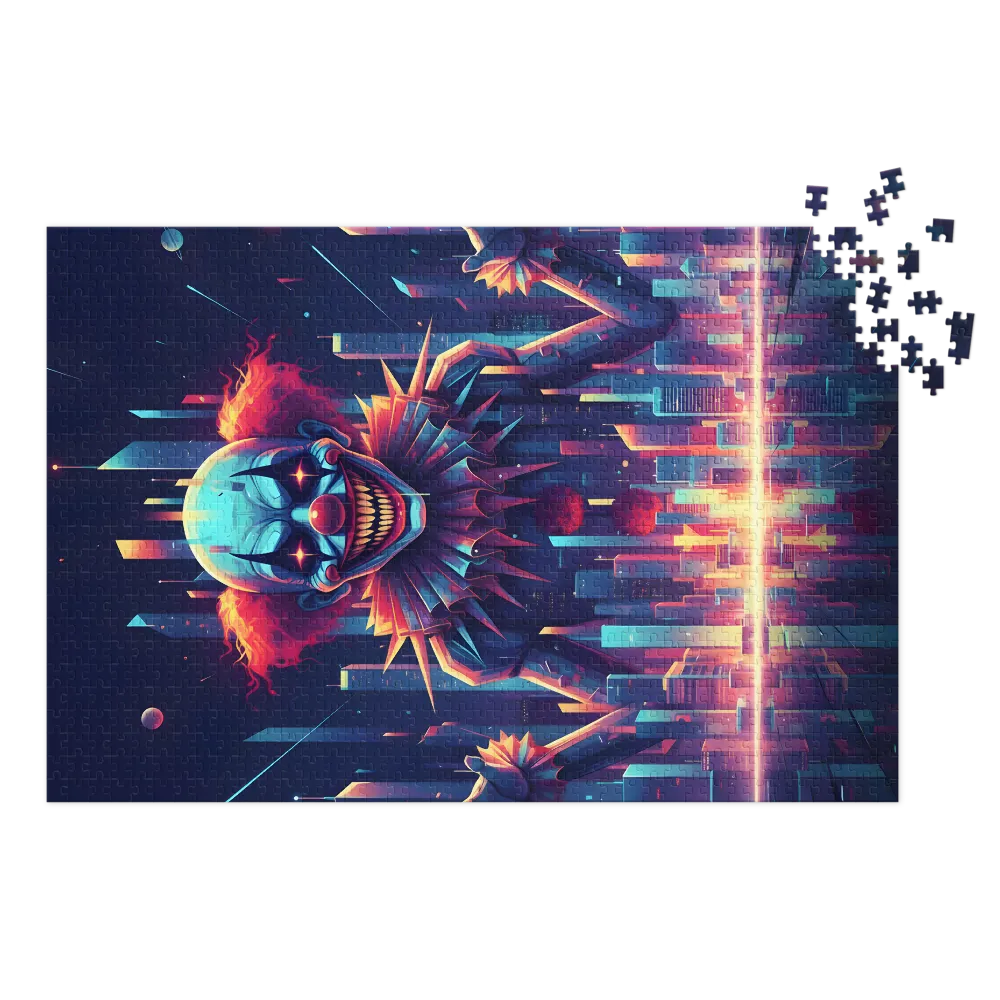 Neon Nightmare Clown