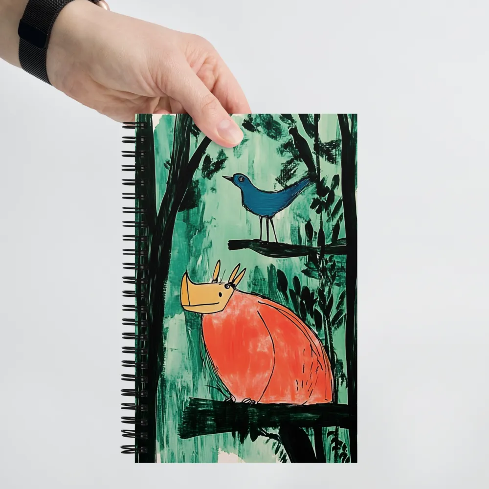 Forest Friends Whimsy 
 Spiral Notebook | 140 pages