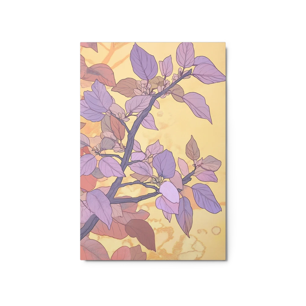 Whimsical Leaf Branch Illustration | Art Print