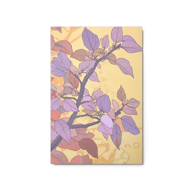 Whimsical Leaf Branch Illustration | Art Print
