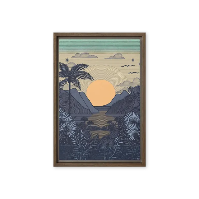 Sunset Tropics Vista | Art Print