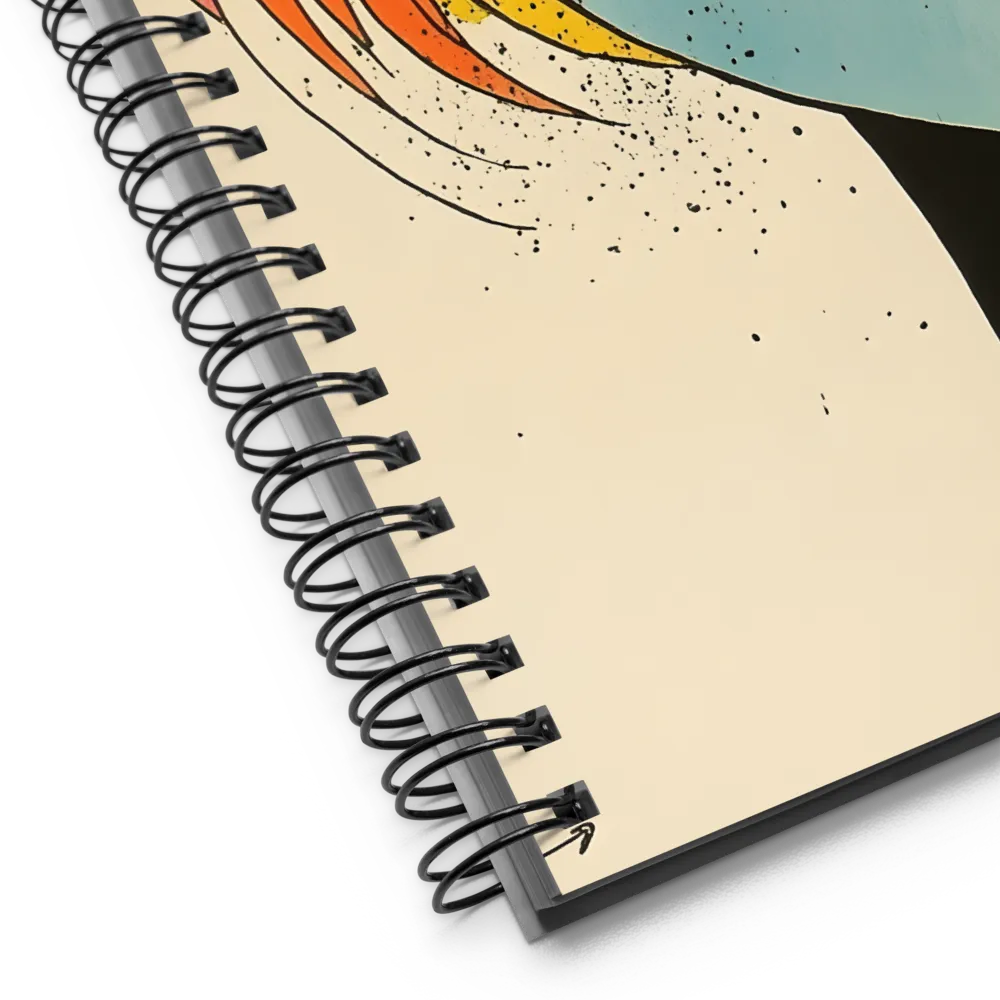 Vibrant Pop Art Gaze 
 Spiral Notebook | 140 pages