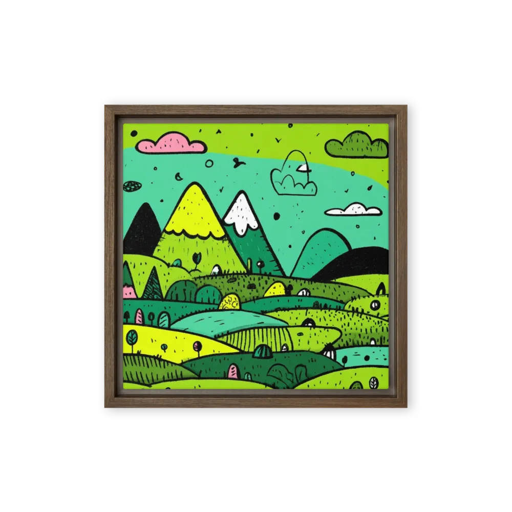 Vibrant Color-Themed Wall Art — Cool & Vivid