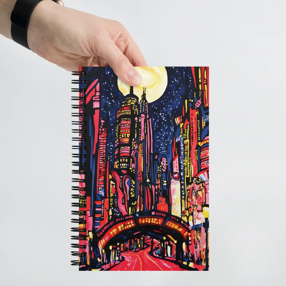 Urban Moonlight Dream 
 Spiral Notebook | 140 pages