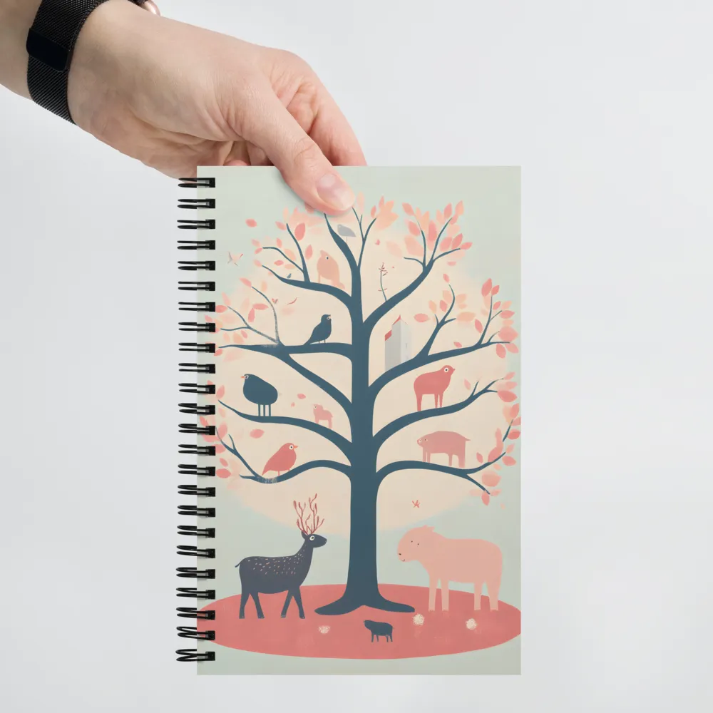 Whimsical Tree of Life 
 Spiral Notebook | 140 pages
