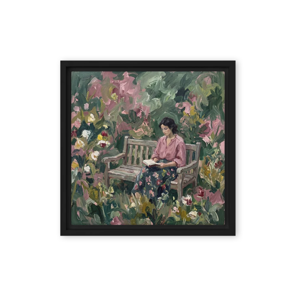Reading in the Garden | Art Print
