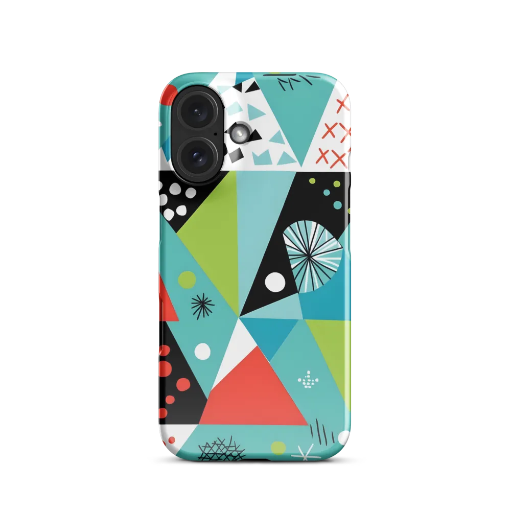 Mid-Century Geometric Abstraction 
 iPhone 16 Pro | Snap Case