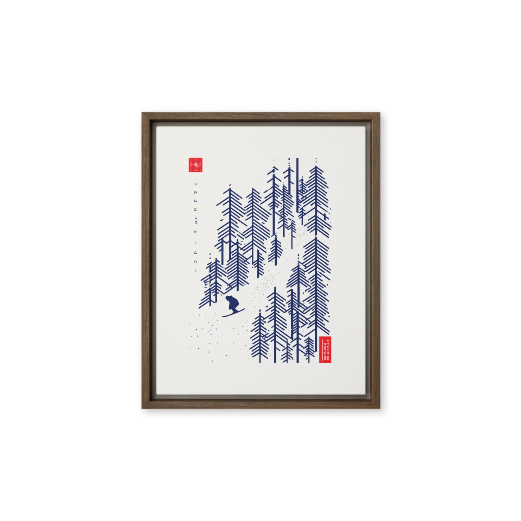 Pines, Bamboo And A Red Sun — Navy Line Studies