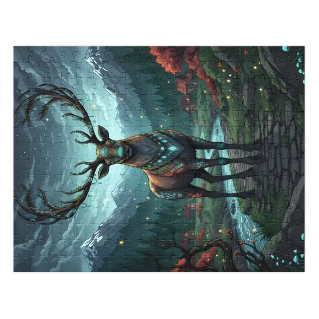 Runic Stag | Jigsaw Puzzles