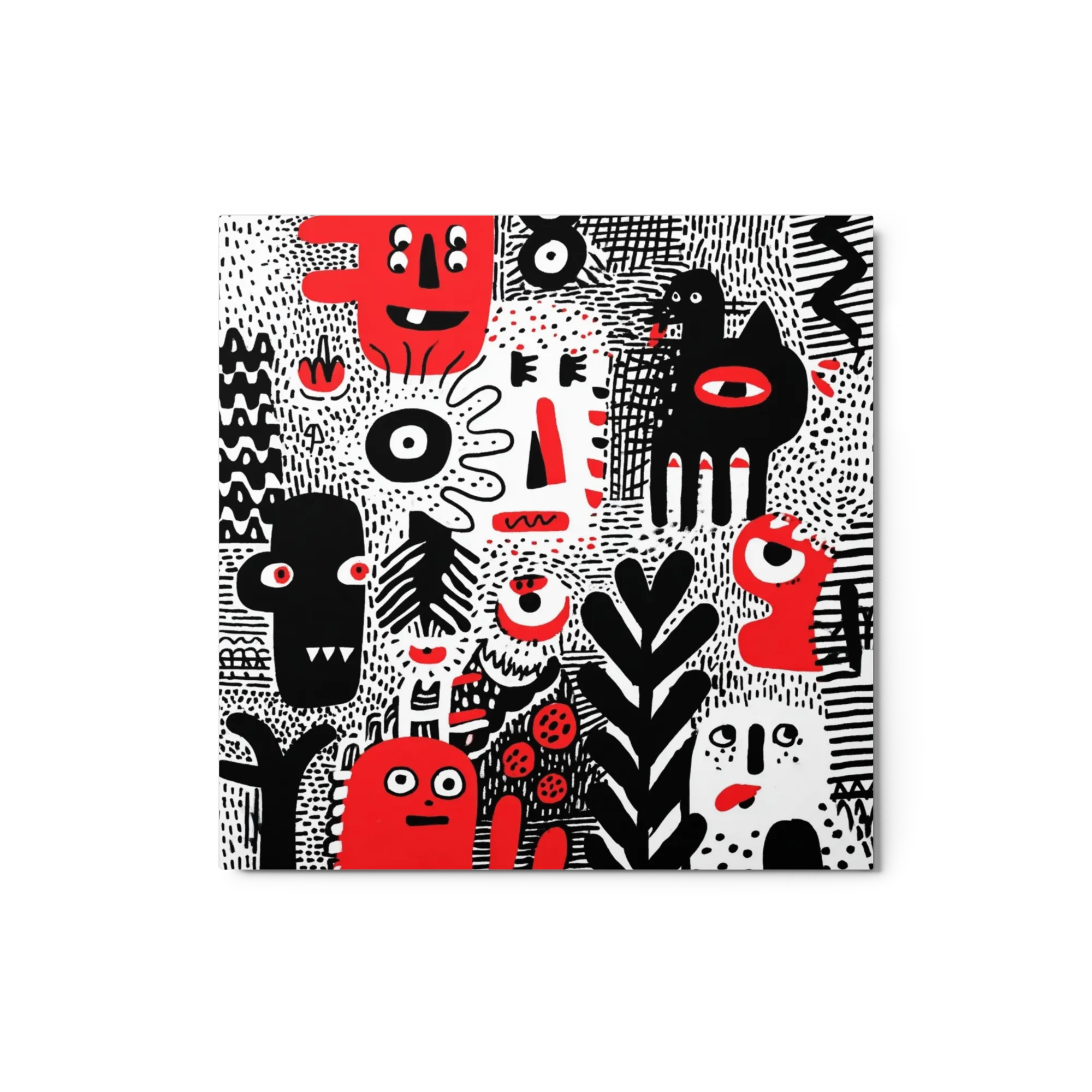 Red Monster Collage