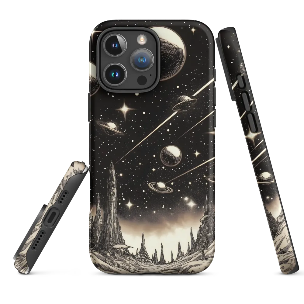 Retro Sci-Fi Engraving