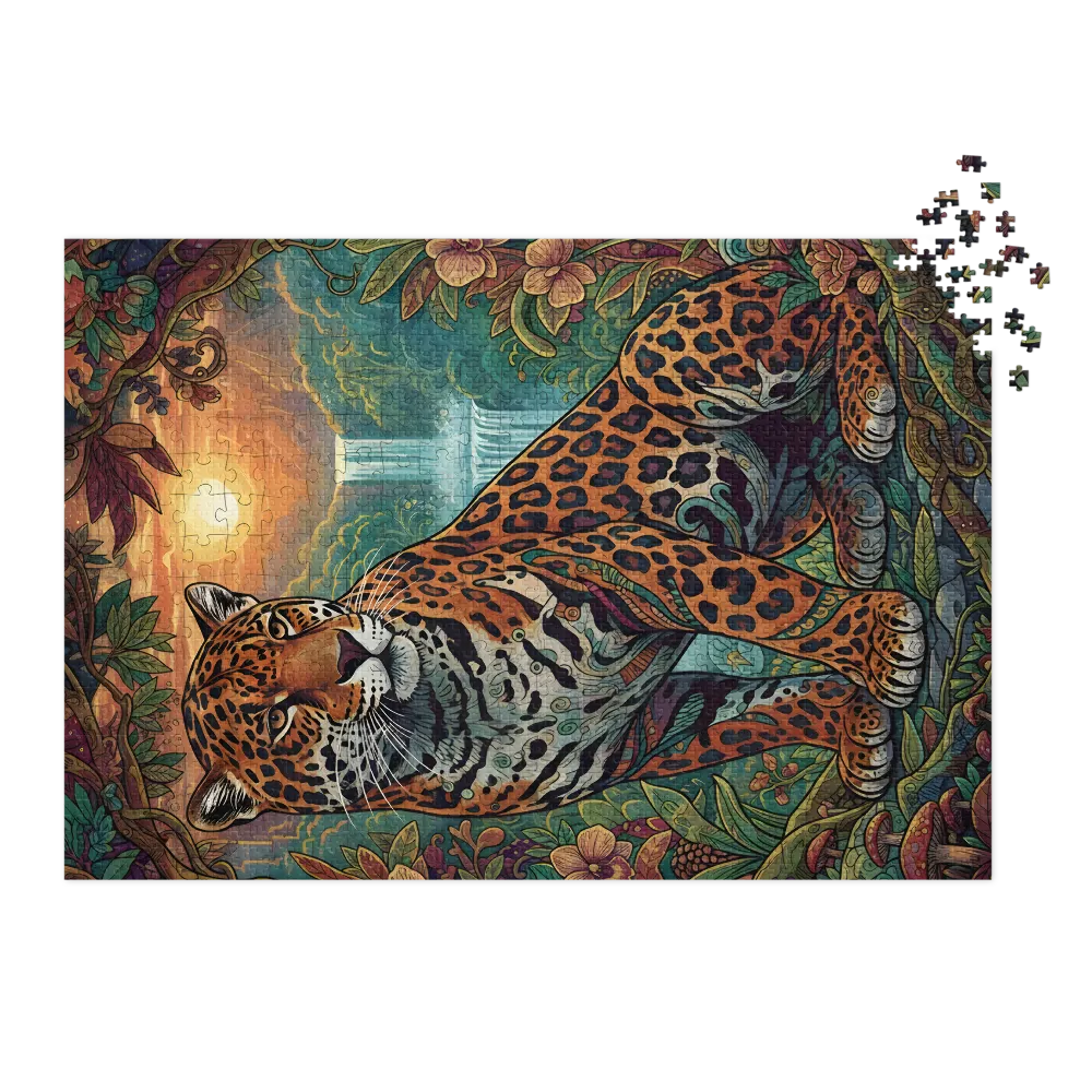 Jaguar at Sunset | Jigsaw Puzzles