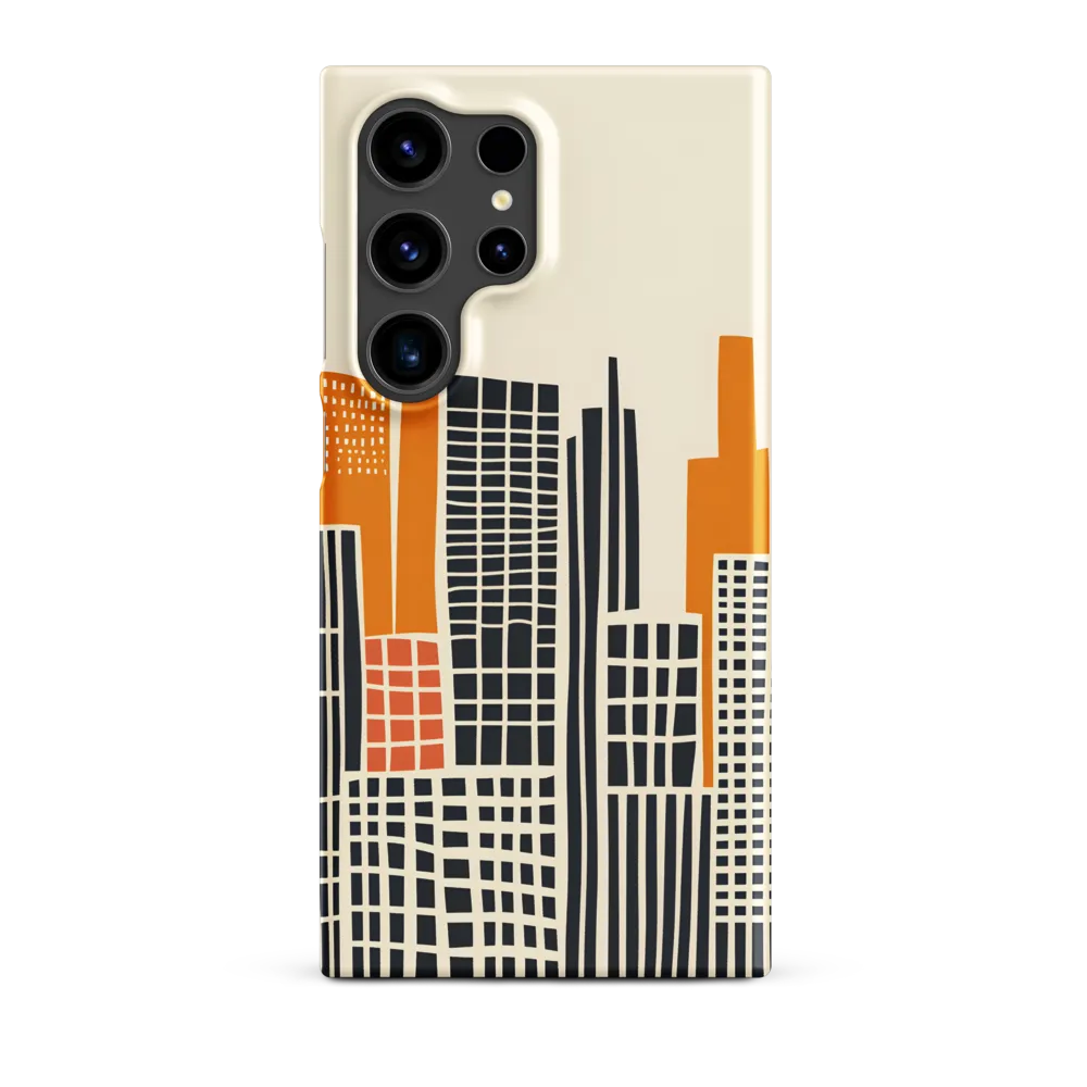 Mid-Century Urban Skyline | Phone Case
