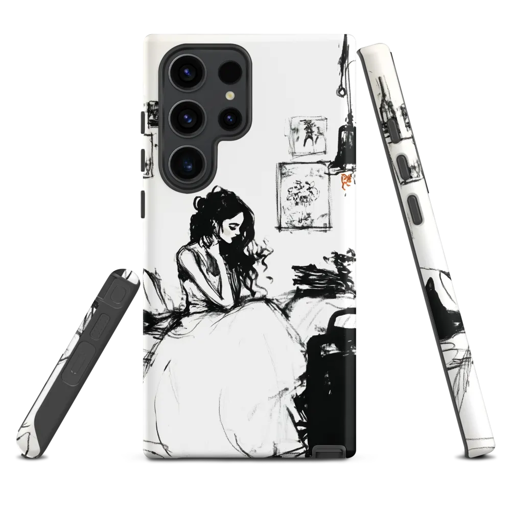 Solitude in Ink | Phone Case
