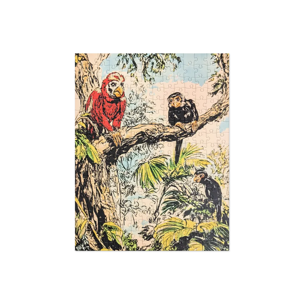 Jungle Monkeys 
 Jigsaw Puzzle in Tin Box