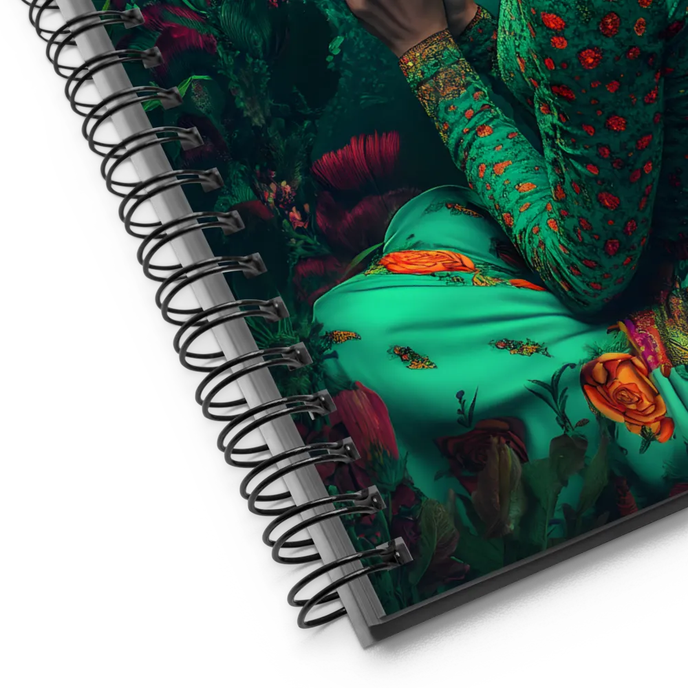 Floral Serenity 
 Spiral Notebook | 140 pages