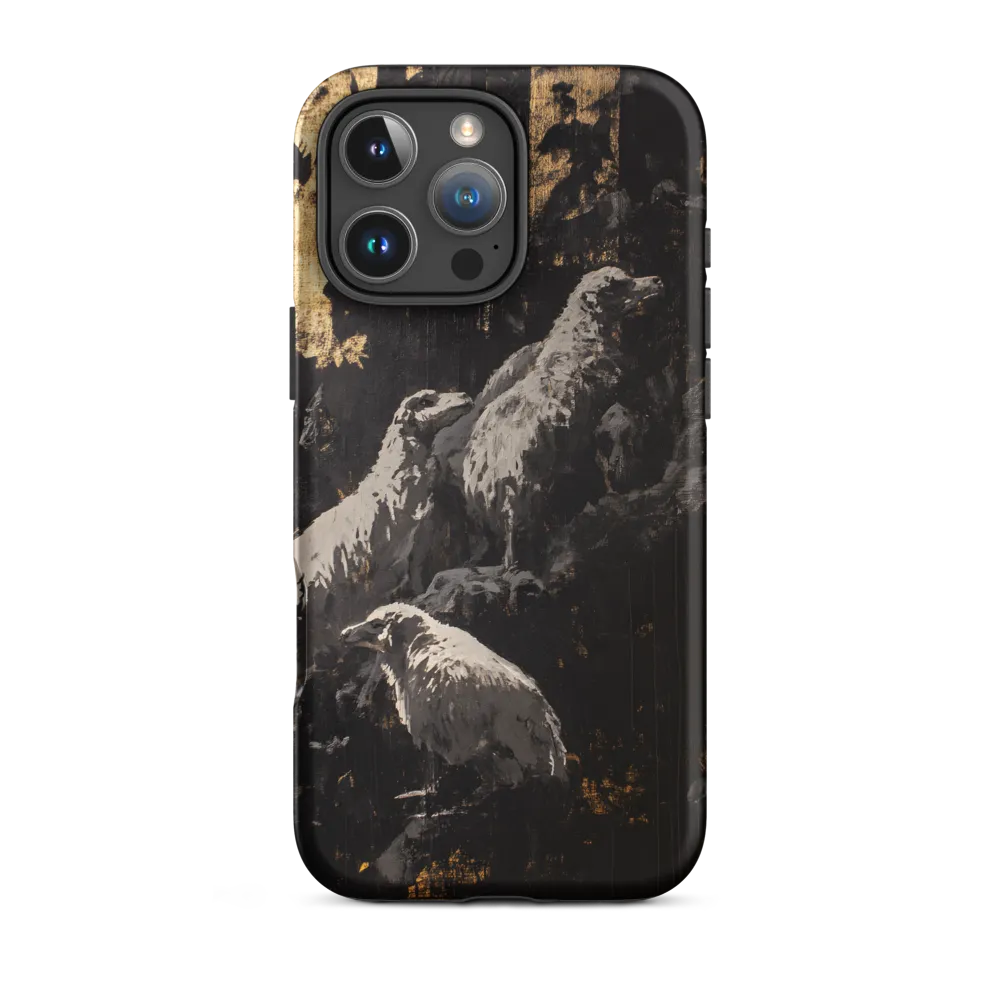 Sheep in Golden Light | Phone Case
