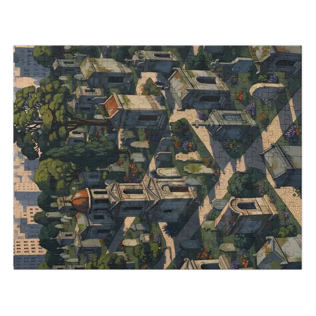 Urban Cemetery | Jigsaw Puzzles