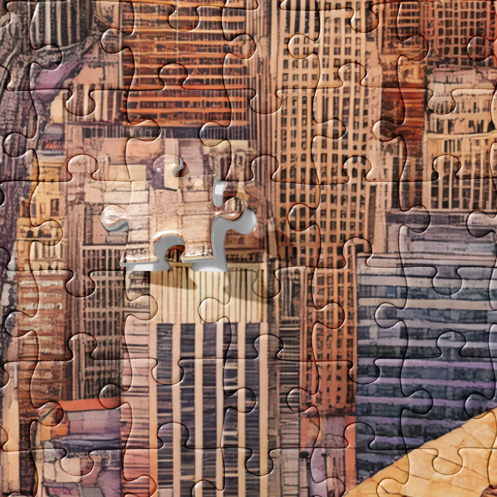 Urban Mosaic Panorama 
 Jigsaw Puzzle