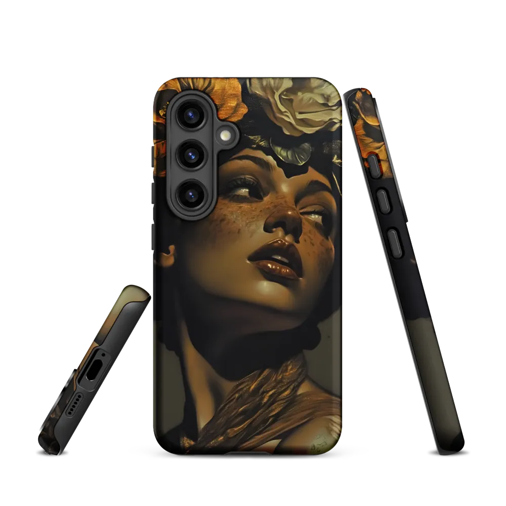 Golden Floral Crown | Phone Case