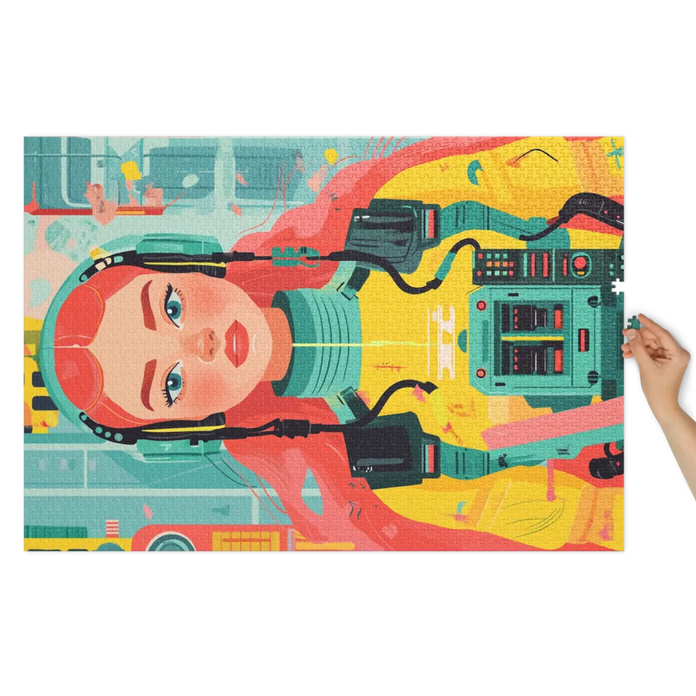 Female Astronaut Portrait | Jigsaw Puzzle (252/520 pieces)