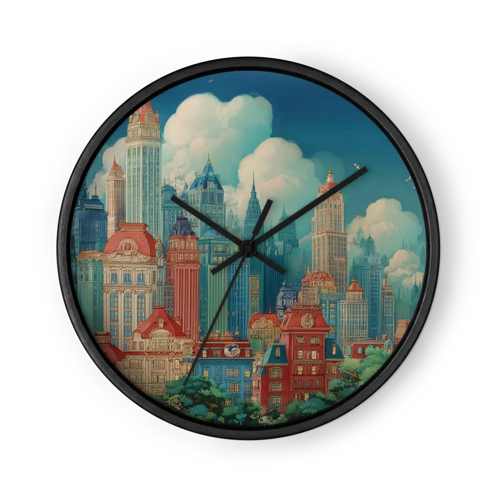 Skyward Metropolis | Wall Clock