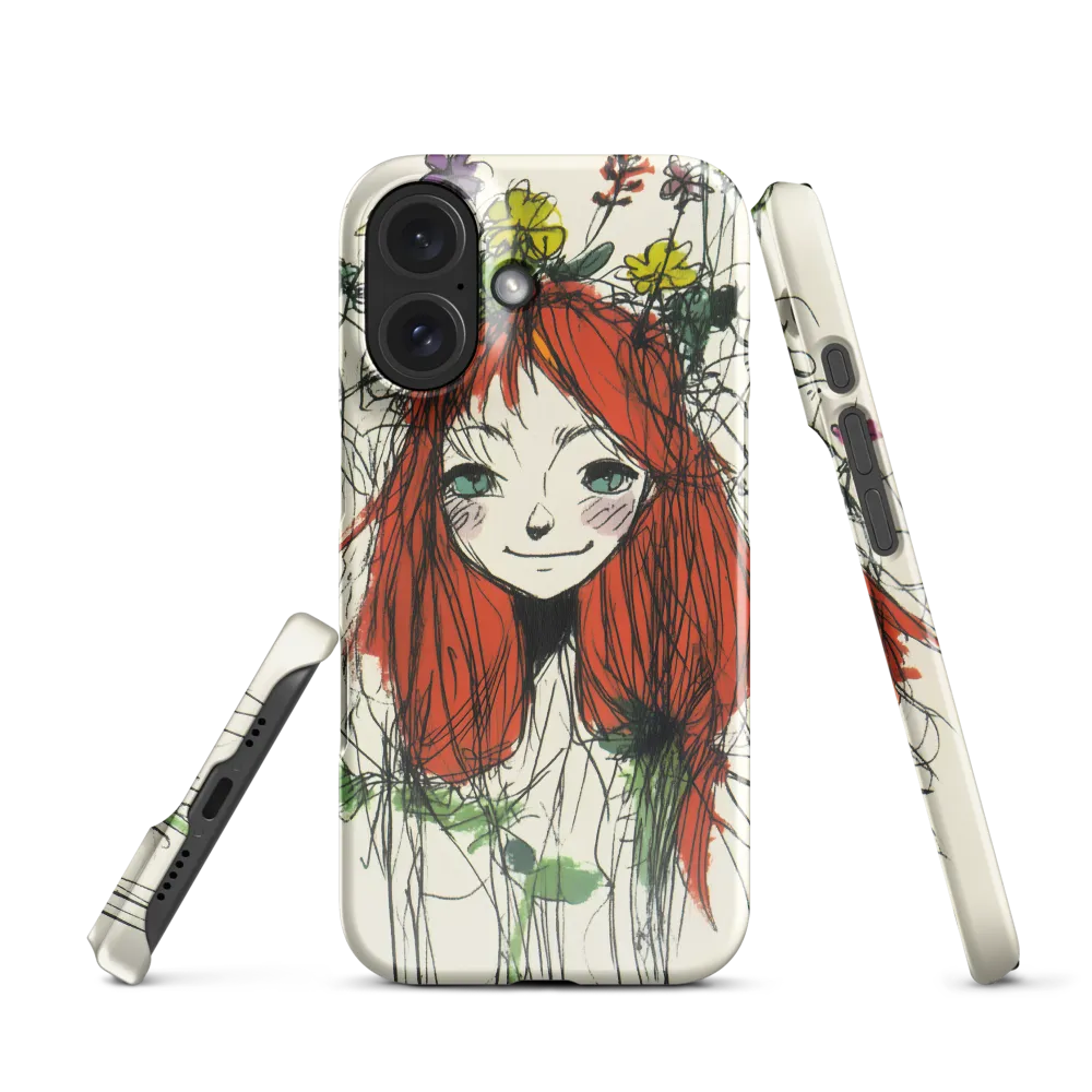 Whimsical Flower Crown 
 iPhone 13 mini | Tough Case