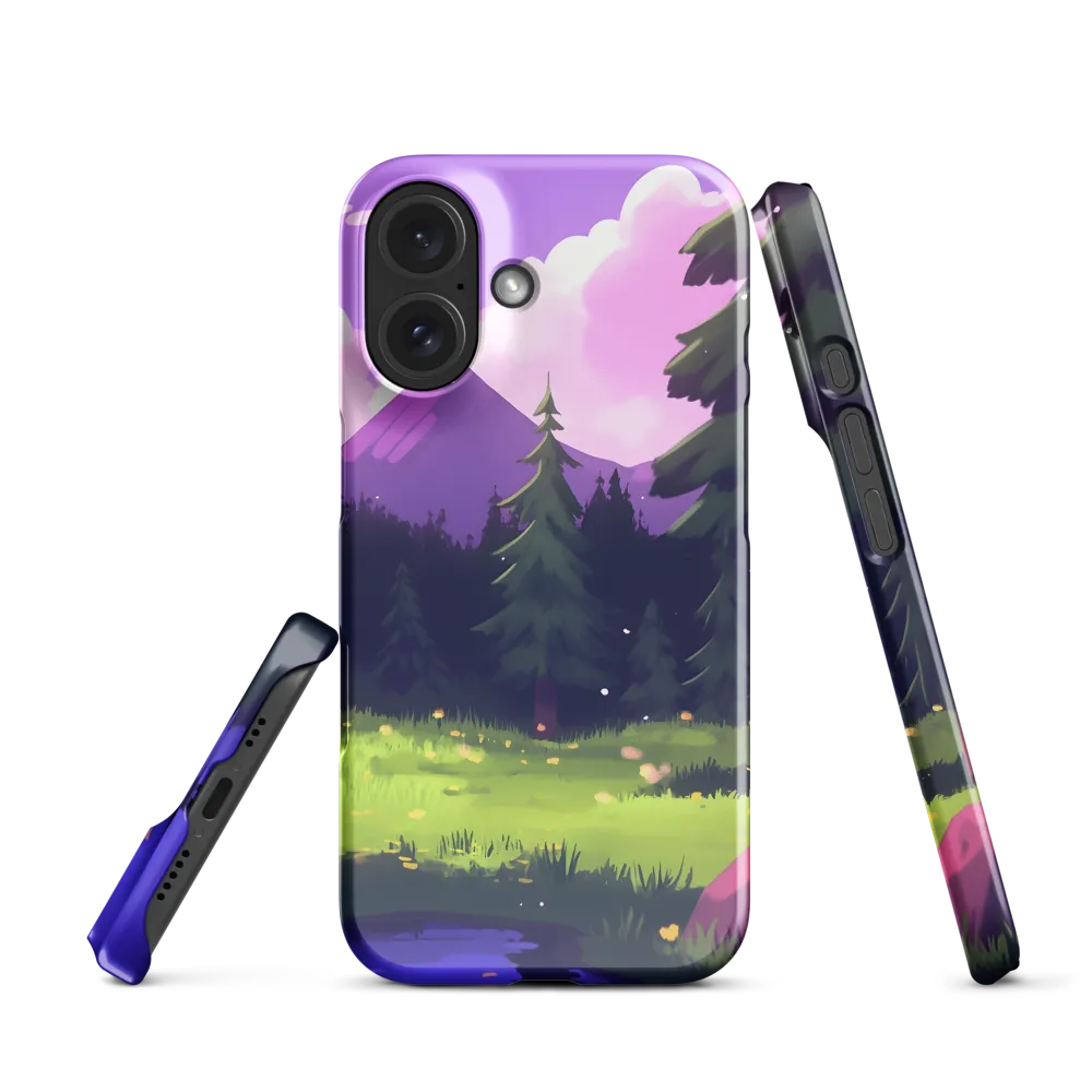 Enchanted Purple Forest 
 iPhone 13 | Tough Case