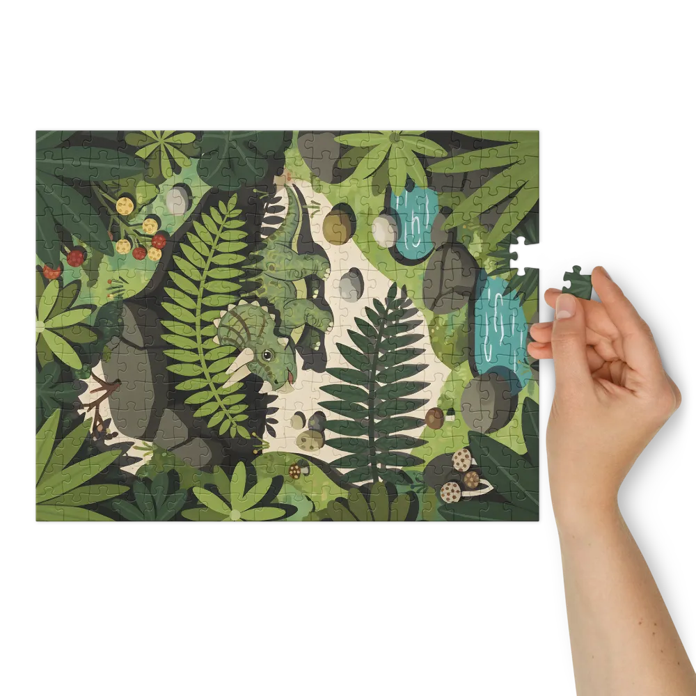Jungle Triceratops | Jigsaw Puzzles