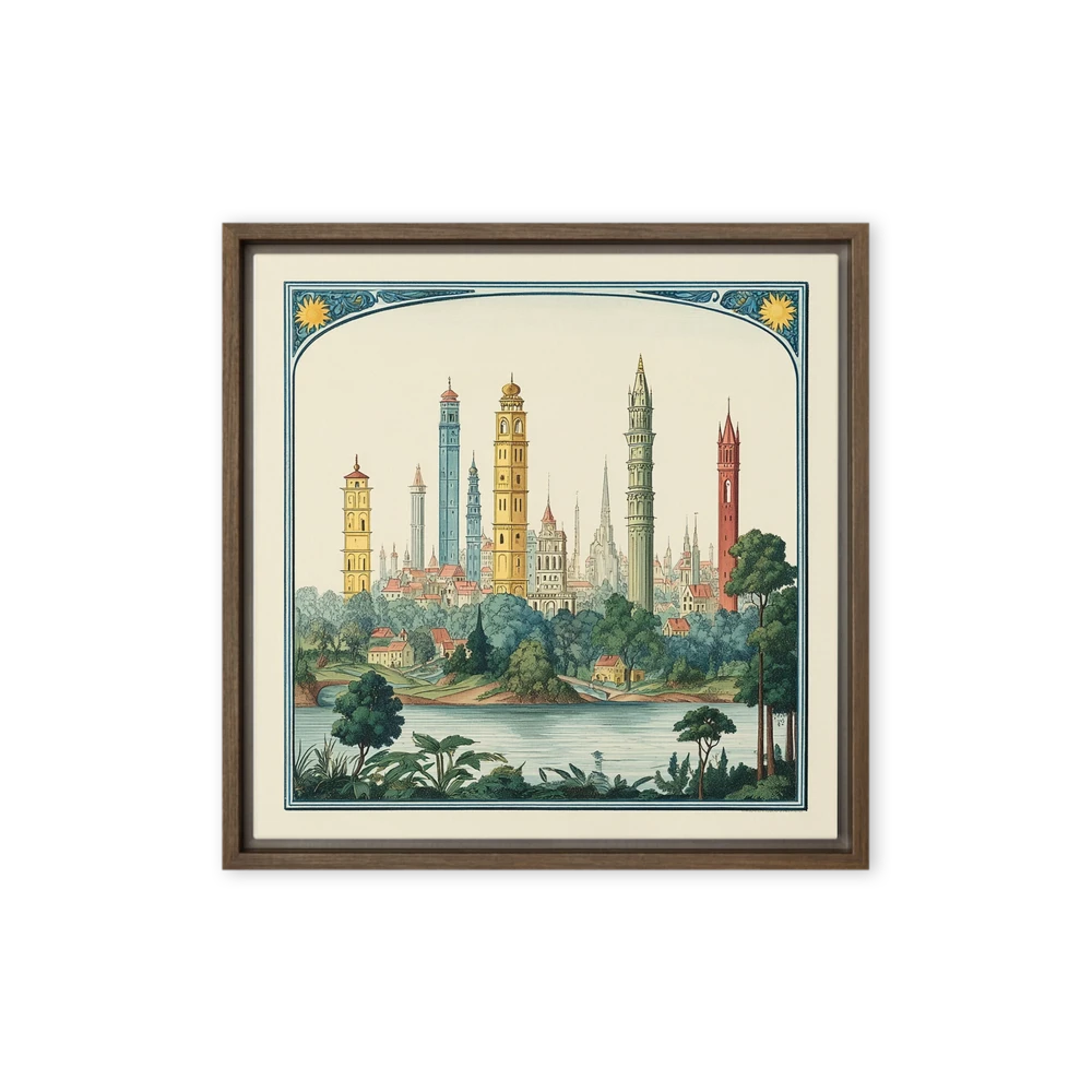 The City of Towers | Art Print
