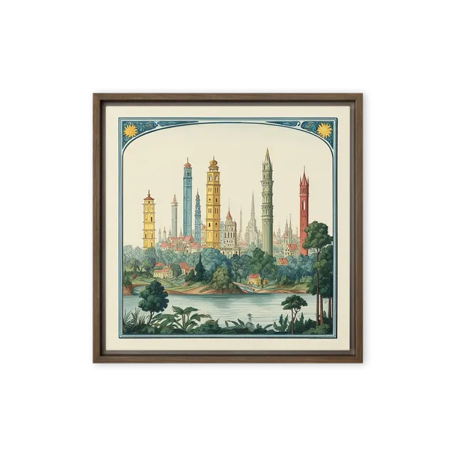 The City of Towers | Art Print