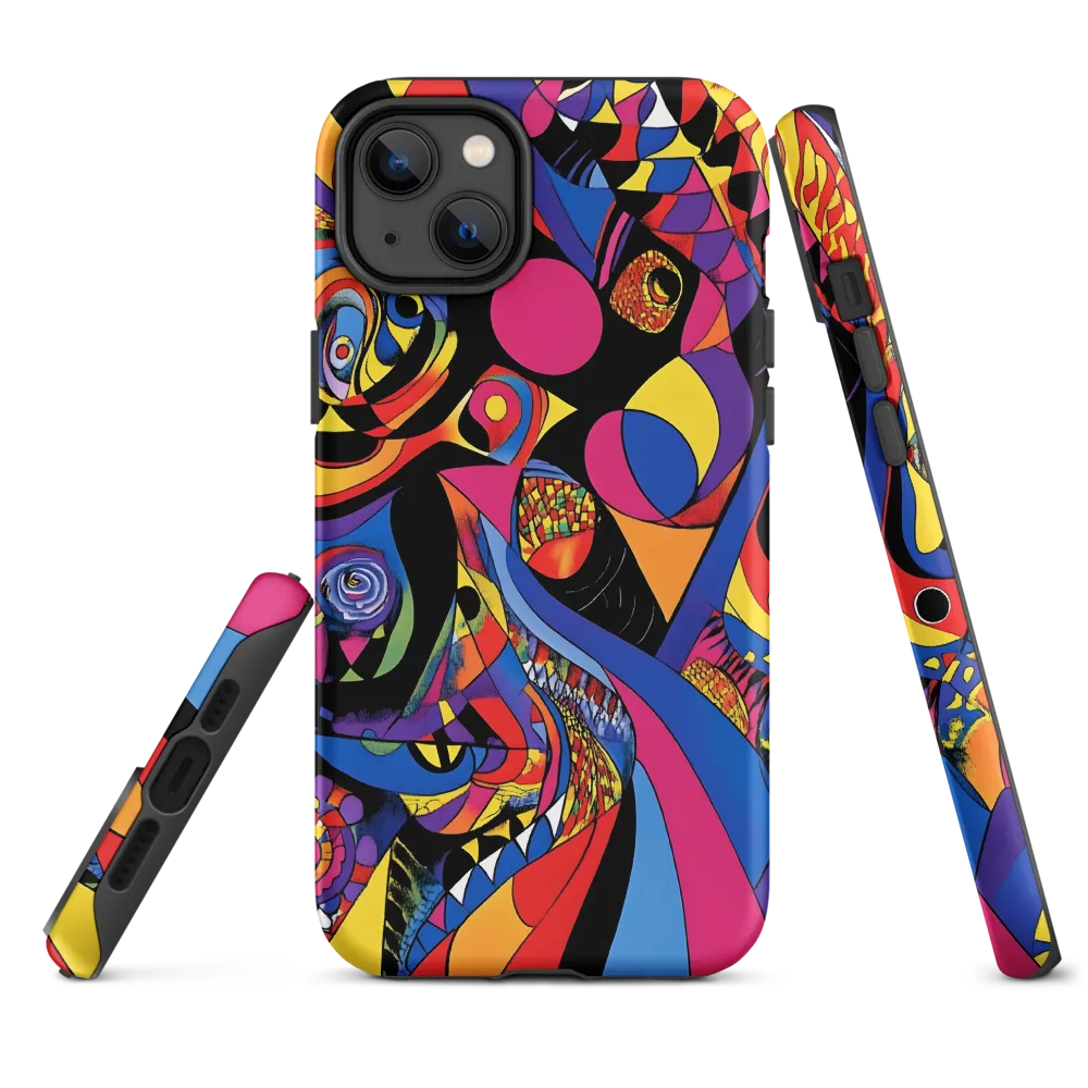 Vibrant Abstract Geometric Design | Phone Case