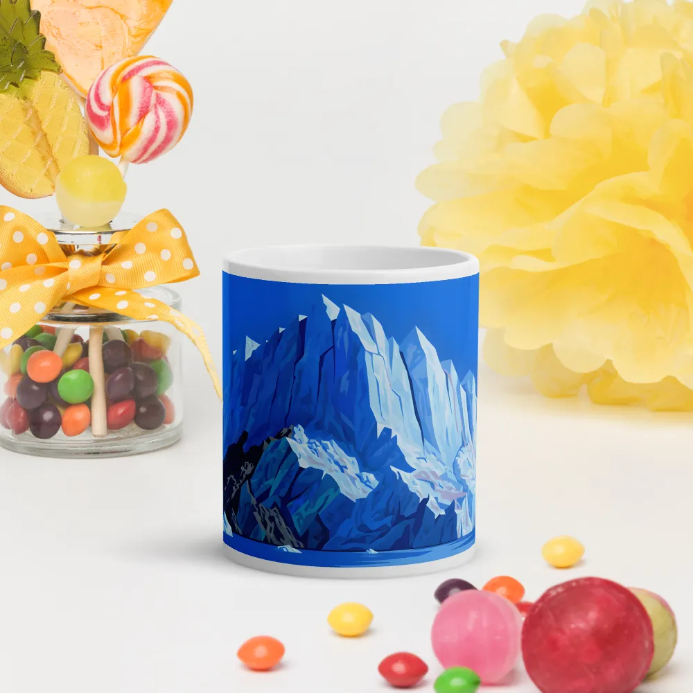 Blue Glacier 
 Mug with Red inside | 15 oz