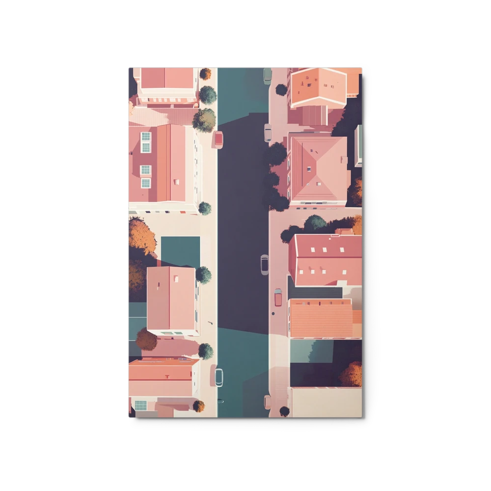 Urban Rooftop Vista | Art Print