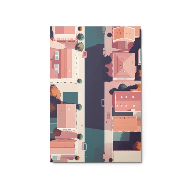 Urban Rooftop Vista | Art Print