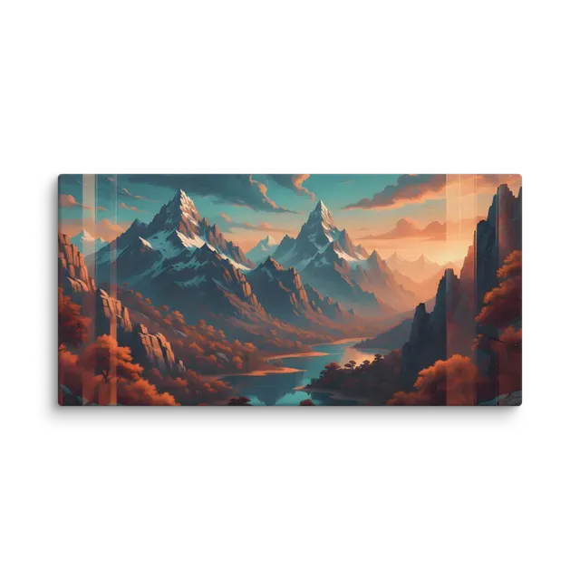 Autumn Mountain Reflection | Art Print