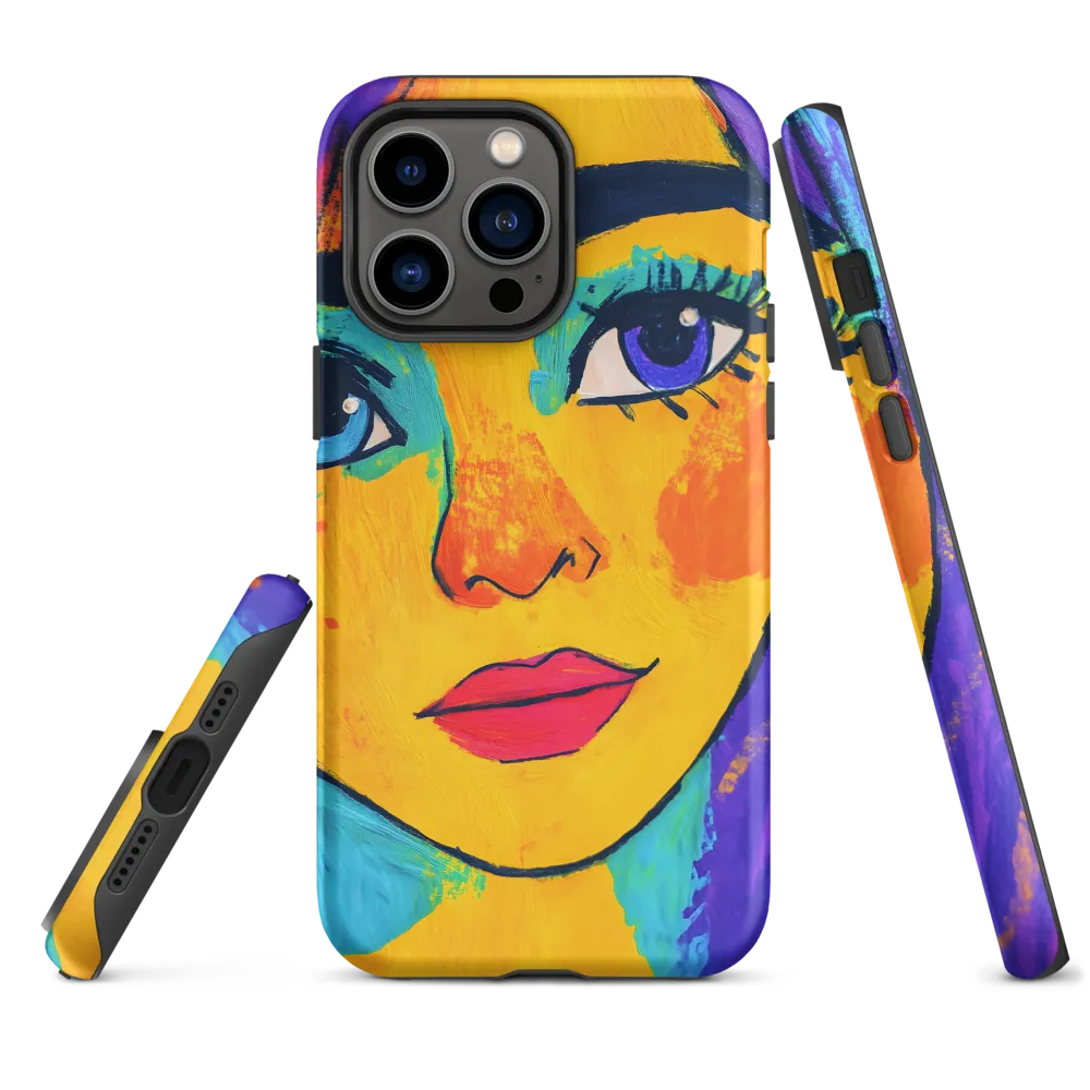 Vibrant Portrait of a Woman | Phone Case
