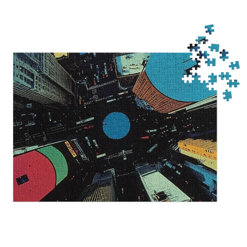 Urban Night Symphony 
 Jigsaw Puzzle in Tin Box
