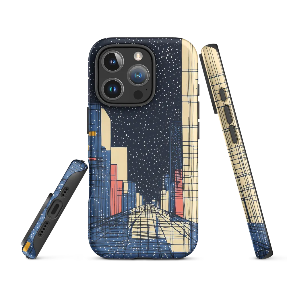 Winter Cityscape Illustration