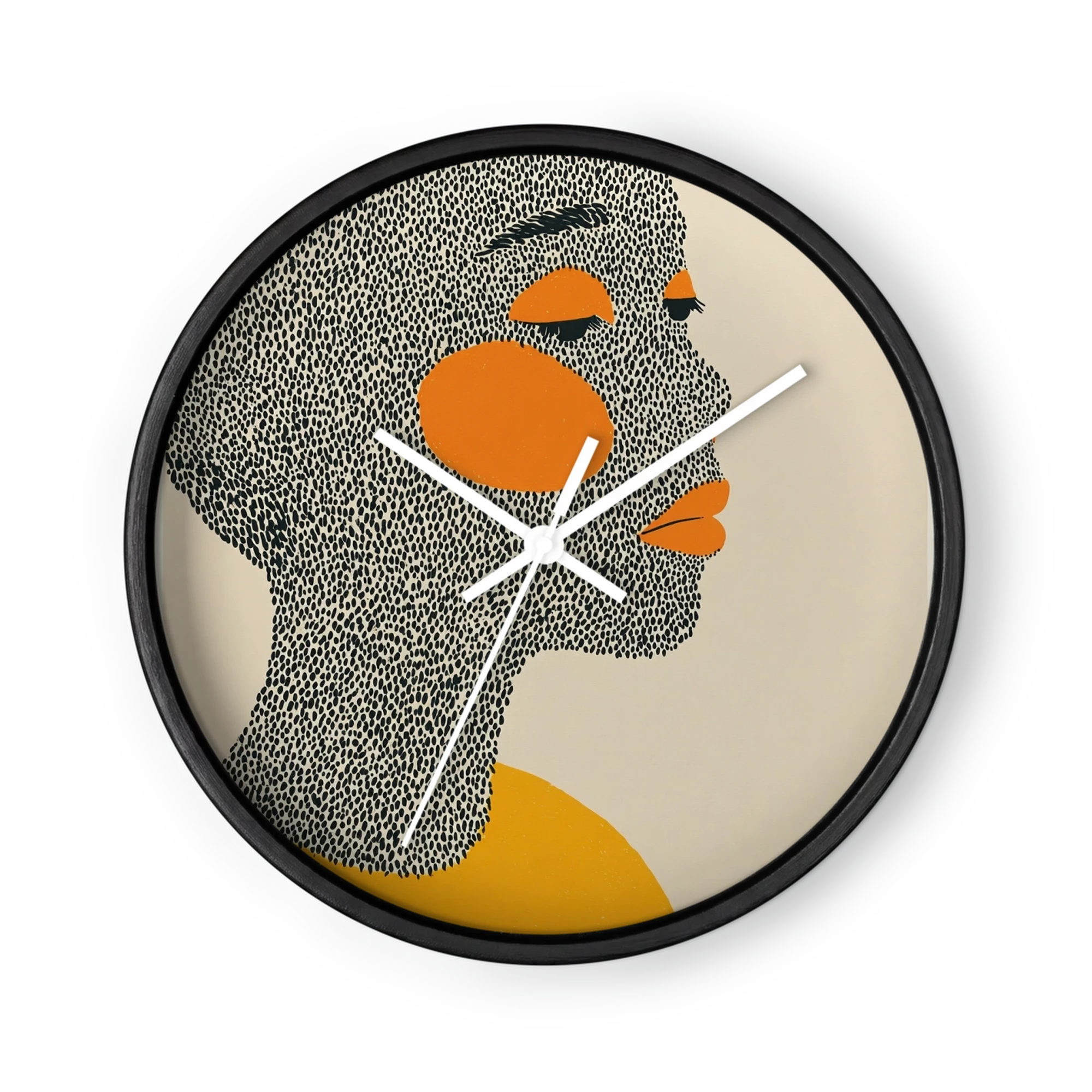 Stippled Profile in Yellow