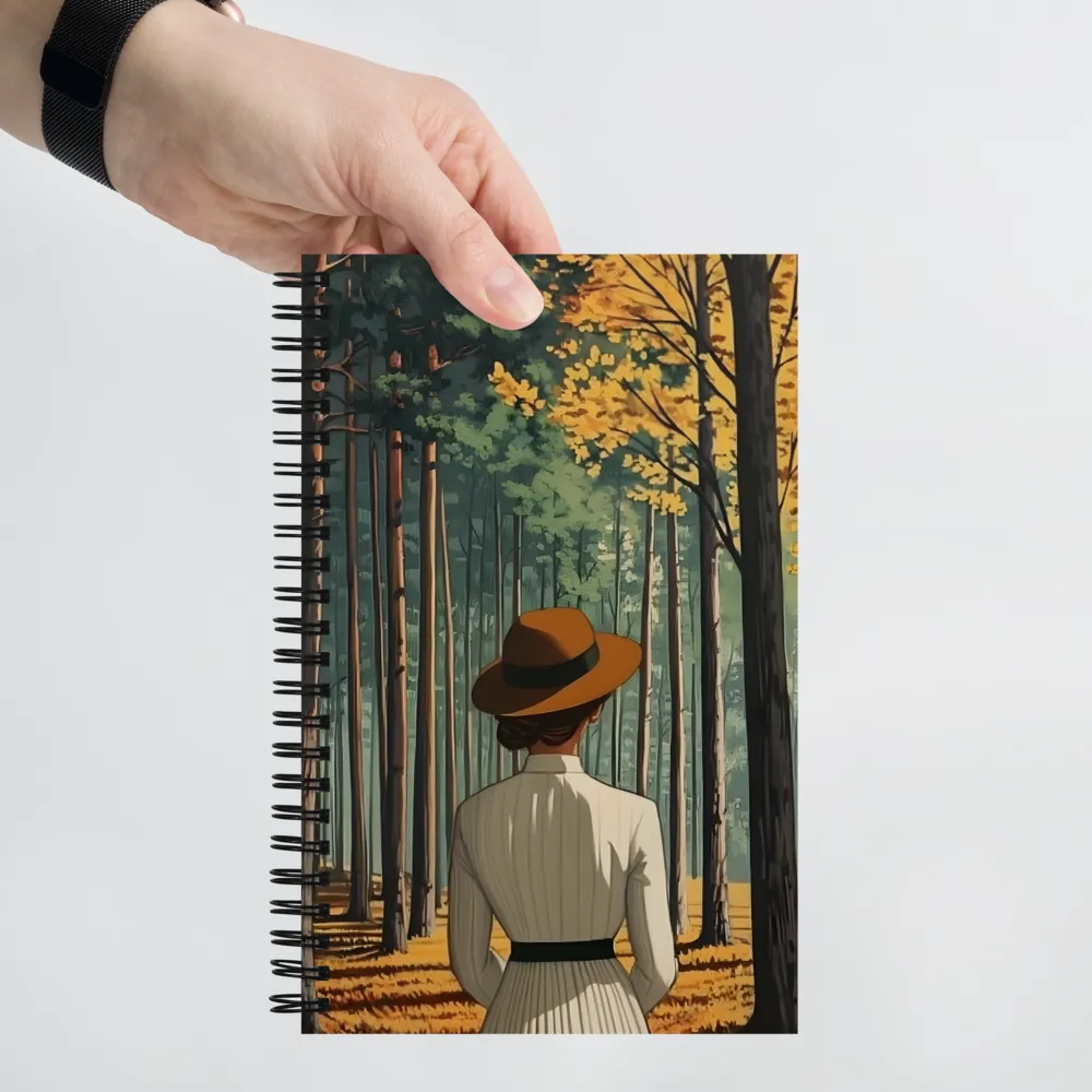 Autumn Forest Stroll 
 Spiral Notebook | 140 pages
