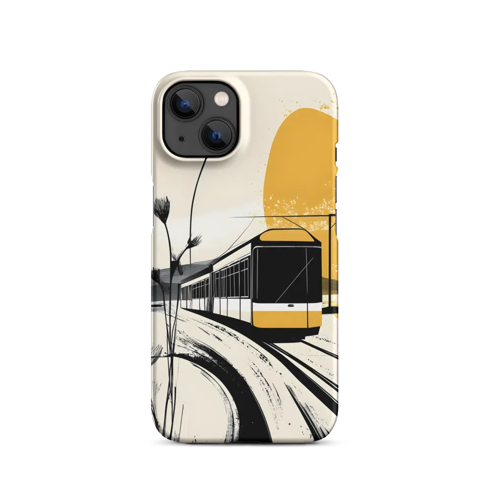 Sunlit Tramway Journey | Phone Case