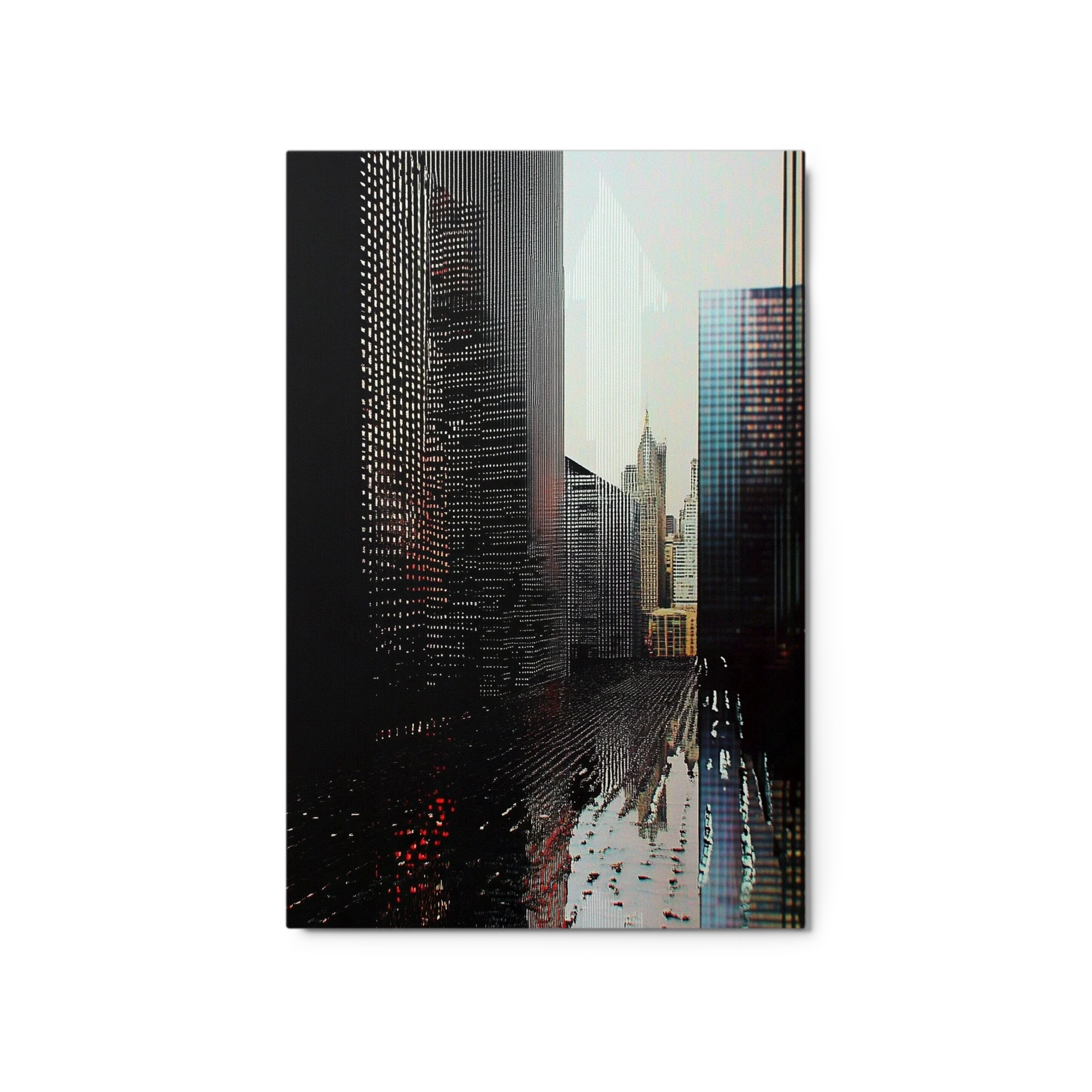Abstract Cityscape Reflection