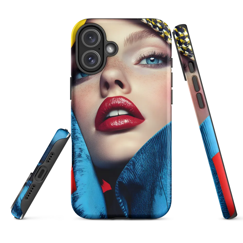 Colorful Portrait of a Beauty Model